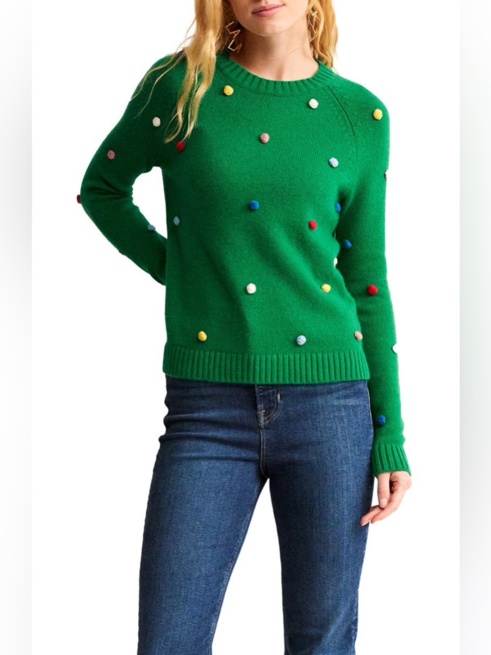 BODEN The Pom Sweater
